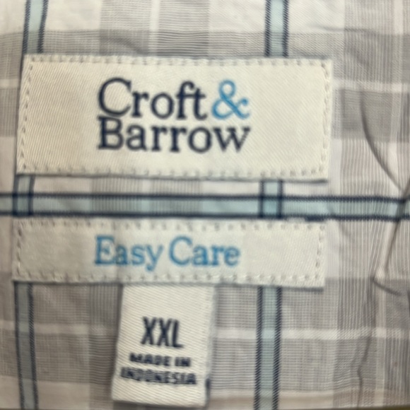 Gently worn Croft & Barrow Men’s XXL button down shirt - Picture 2 of 2
